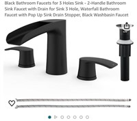 Black Bathroom Faucets
