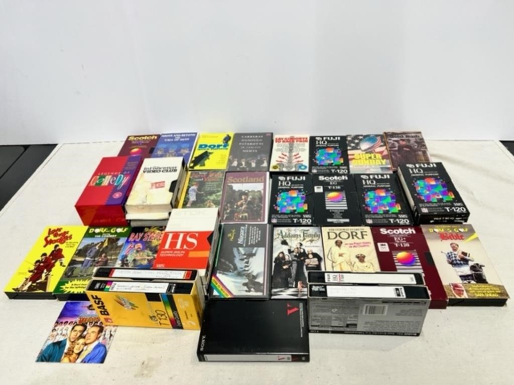 Various VHS Tapes