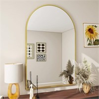 BEAUTYBEAK Arched Wall Mirror, 24"x36" Bathroom