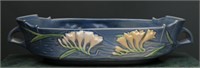 Roseville 1945 Freesia Handled Console Bowl