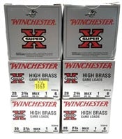 x6-Boxes of 28 Ga. 2.75" No. 6 Winchester Game