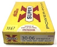Box of .30-06 220-grain SP Western Super-X