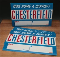 Vintage Chesterfield Tobacco Signs (5)