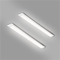 2 Packs 2FT LED Batten Light, Ultra-Thin Ceiling