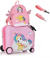 Retail$180 2Piece Kids Luggage Set(Pink)
