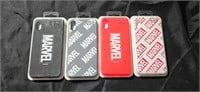 Various Marvel phone cases.