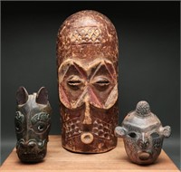 Vintage Tribal Mask Collection (3)