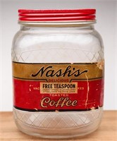 1921 Nash's Coffee Misprint Bottle