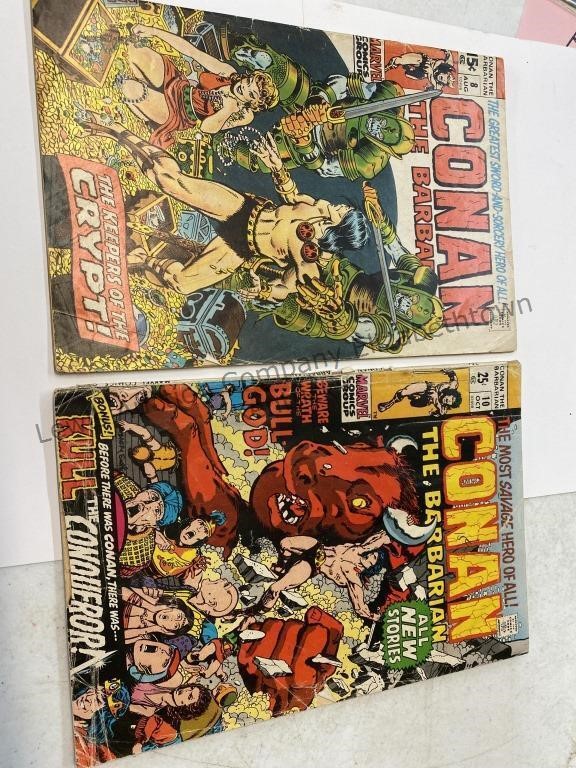 Marvel comics Conan the barbarian #8 #10
