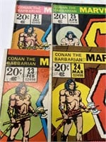 Marvel comics Conan the barbarian #21 #23 #24 #25
