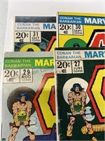 Marvel comics Conan the barbarian #27 #29 #30 #31