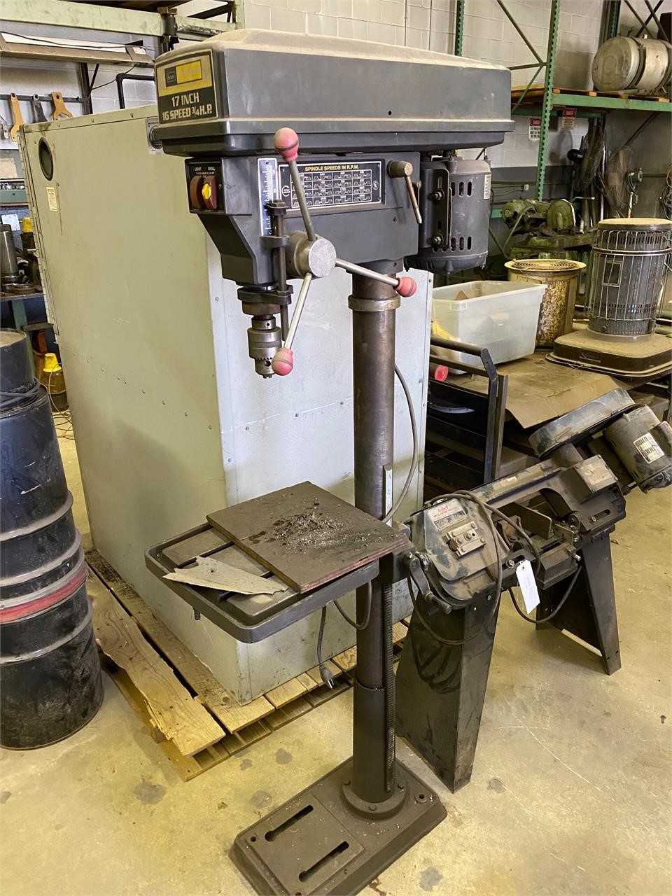 BANDSAW AND DRILL PRESS