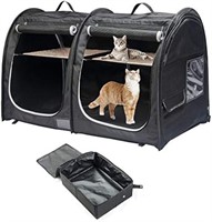 Mispace Portable Twin Compartment Show House Cat