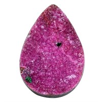 Natural Pear 28.40ct Ruby Zoisite Loose Gemstone