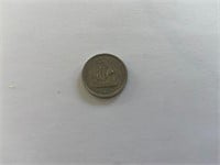 1965 British Caribbean Territories 5 Cent Coin