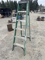 6' Husky Fiberglass Ladder