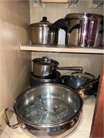 Pots and pan Cabinet (all contents)