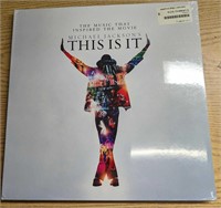 LE Michael Jackson's This Is It Sealed Vinyl LP B