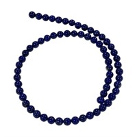 Natural Lapis Lazuli 6mm 15 Inch Bead Strand