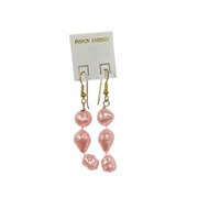 Fun Pink Dangle Earrings