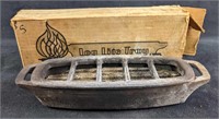 Vintage Fire Starter Log Lite Tray by Adams Compan