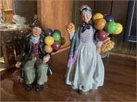 Royal Doulton Balloon Man & Woman