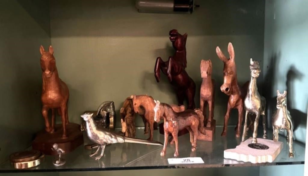 Lot of Horse Figures and Miscellaneous