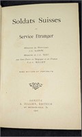 1910 Soldats Suisses Au Service Etranger Hardcover