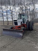 OFFSITE BIRCH HILLS: 1976 Case 1070 w/ 9ft Plow