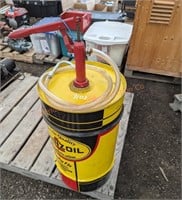 15 Gallon Steel Oil Drum w/ Pump