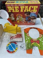 Vintage 1968 pie face game with original