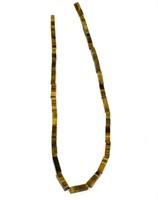 Natural 15.5" Yellow Tiger Eye Rectangle Beads