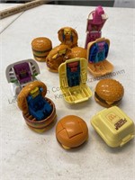 Vintage 80s McDonald happy meal toys transformers