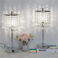 Boncoo Crystal Touch Lamp, 3-Way Dimmable Crystal