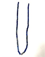 Natural 15.5" Lapis Lazuli Rectangle Tube Beads