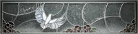 Large Stained Art Glass - Dove in Flight -