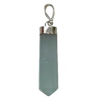 Natural Aquamarine Point Pendant Gemstone