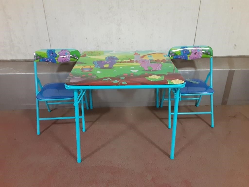 Children's Folding Table and Chairs