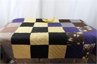 Early Hand-Stitched Patchwork Quilt
