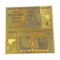 $100 Trillion 24k Gold Foil Zimbabwe Novelty Note