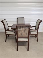 RESTURANT TABLE + 4 DINING CHAIRS