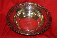 An Ornate Silver Plated Bowl