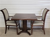 RESTURANT TABLE + 2 DINING CHAIRS