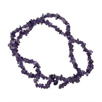 Natural Amethyst 5-10mm 34 Inch Chip Bead Strand