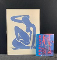 After Matisse Lithograph and Art Book