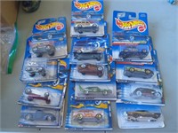 Collection of old Hot Wheels from the late 90s
