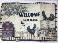 Welcome Farm House drying mat