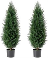 FUBODUN 3.2-FT UV Rated -Faux Cedar Tree-