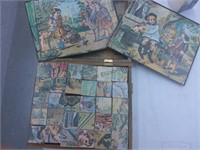 Vintage puzzle set