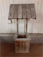 Wooden Decorative Wishing Well
